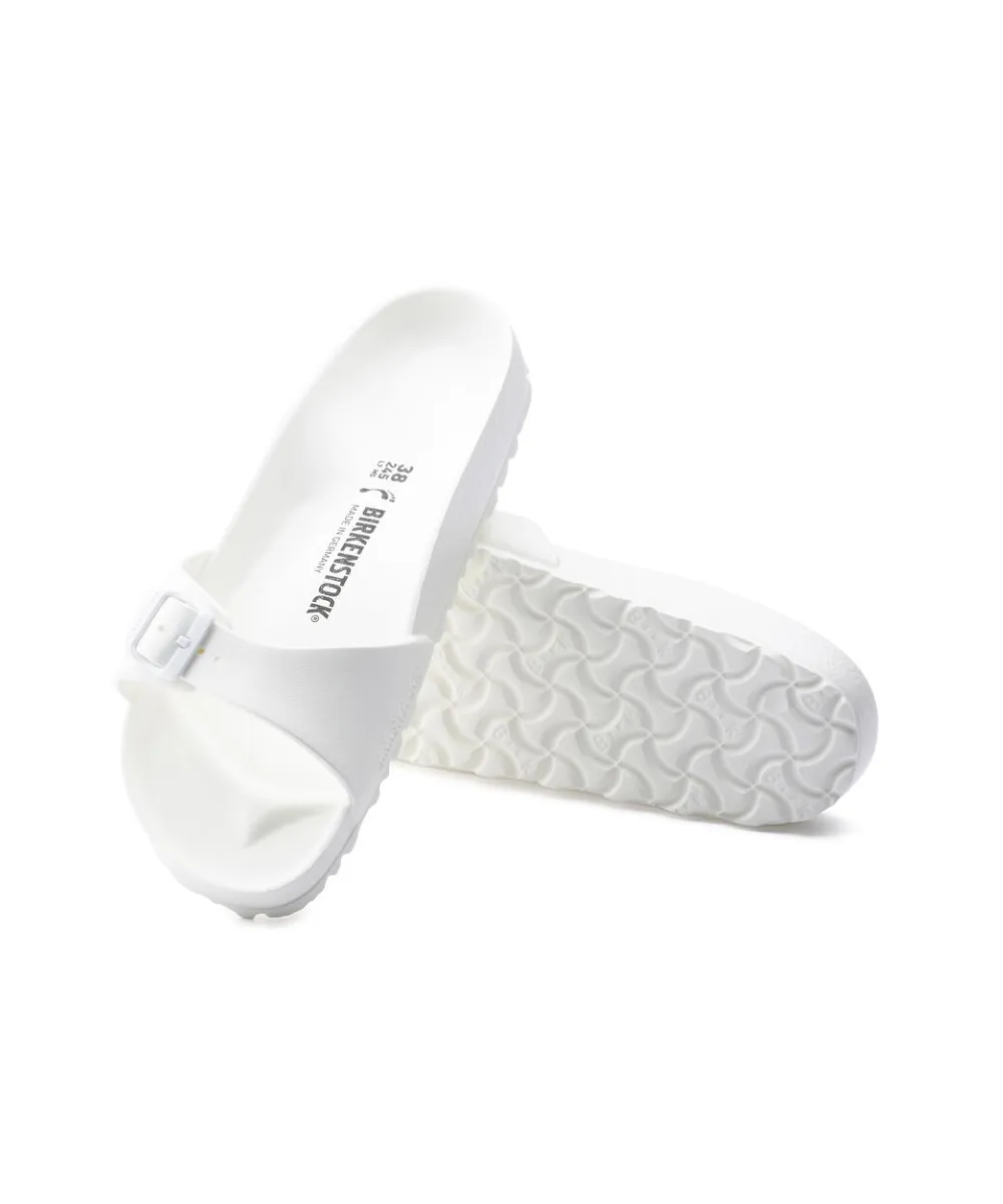 BIRKENSTOCK MADRID ESSENTIALS NARROW FIT IN WHITE