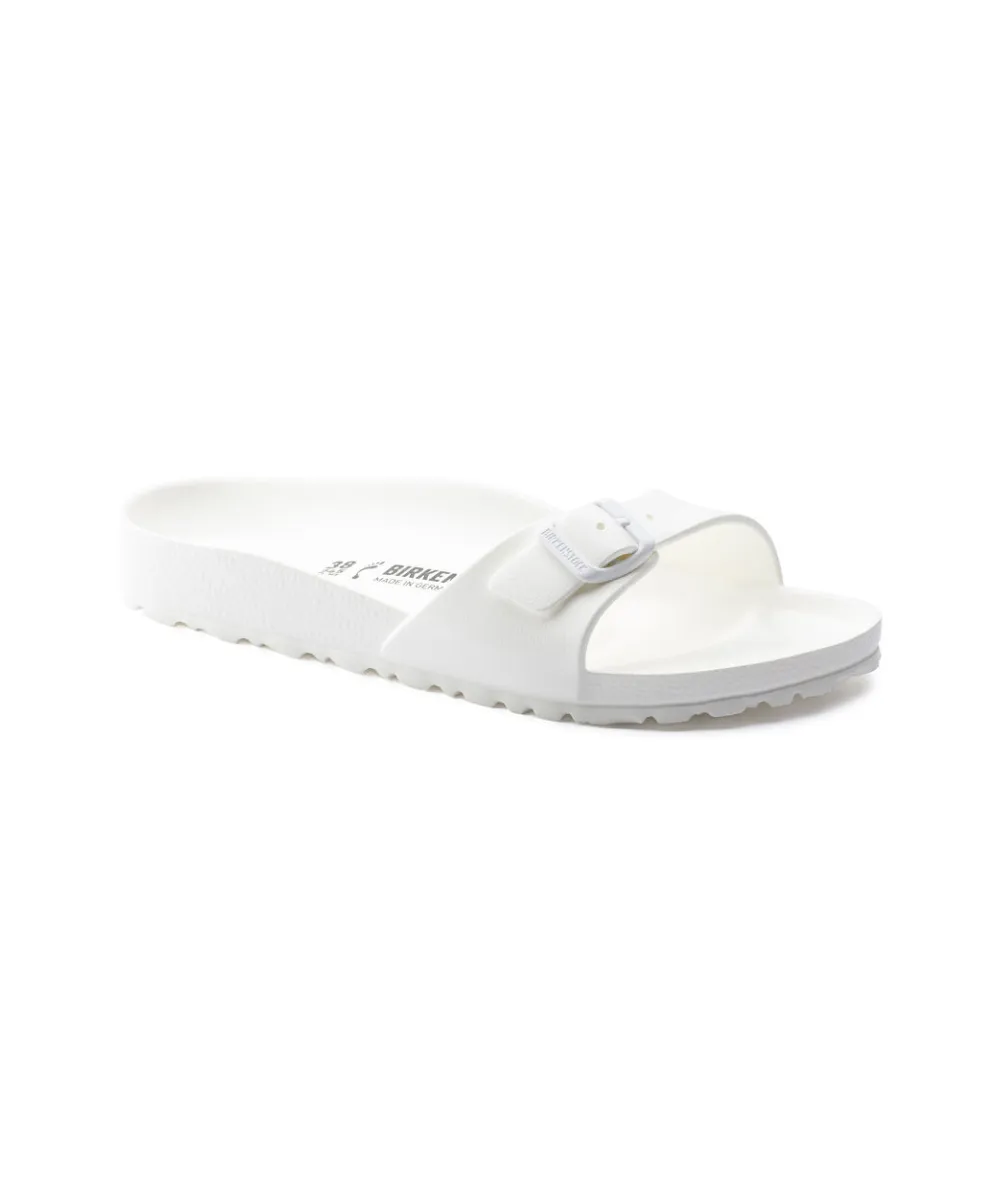 BIRKENSTOCK MADRID ESSENTIALS NARROW FIT IN WHITE