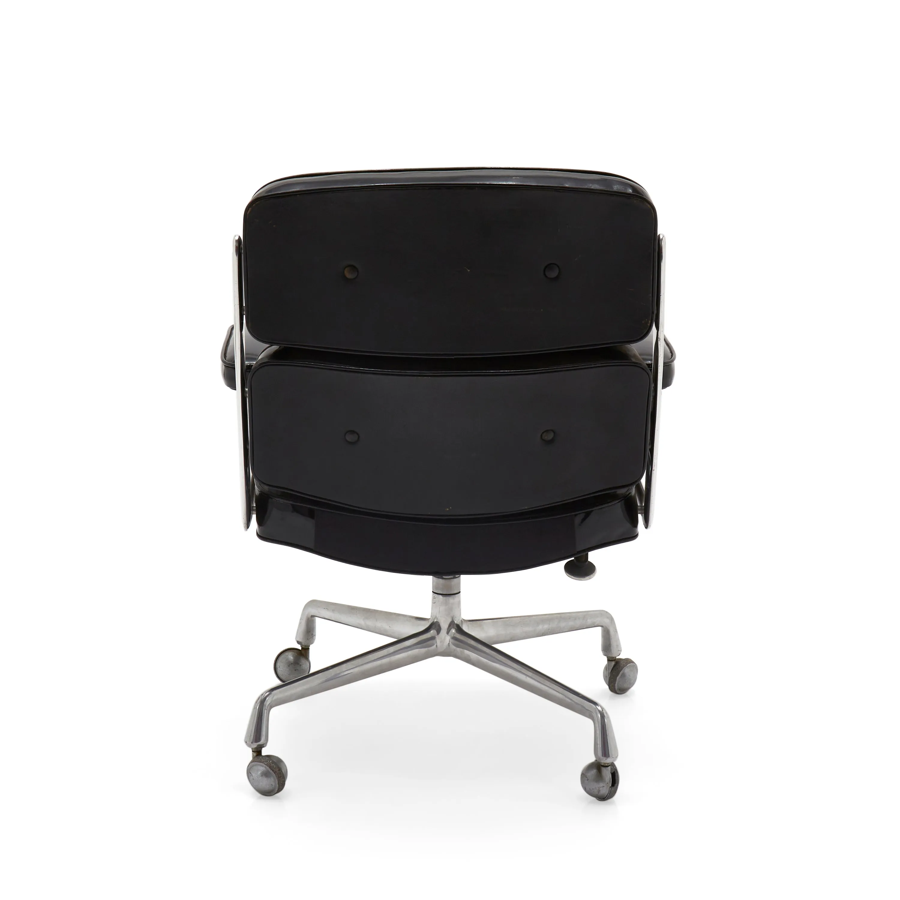 Black Patent Shiny Office Chair