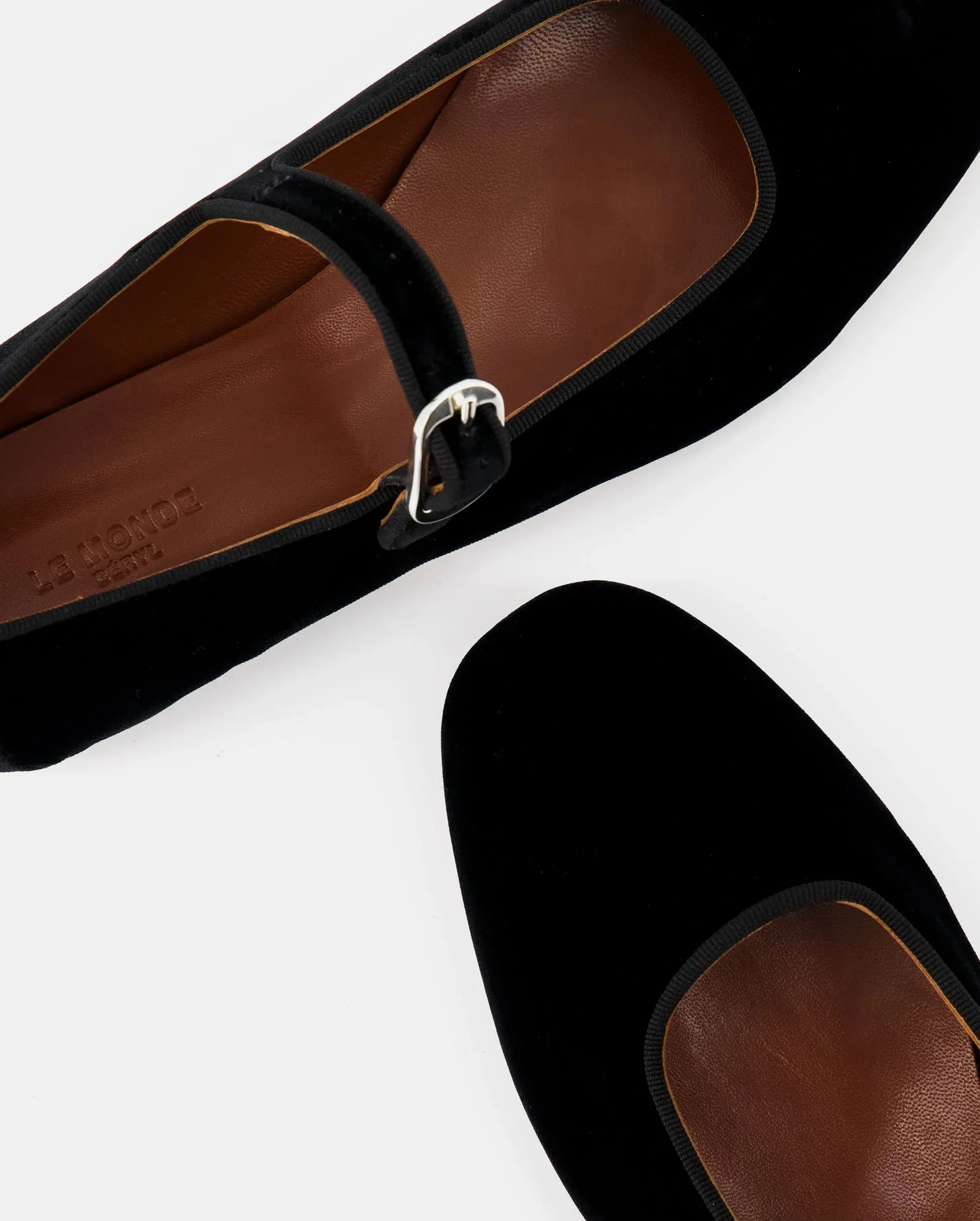 CLASSIC MARY JANE VELVET / BLACK