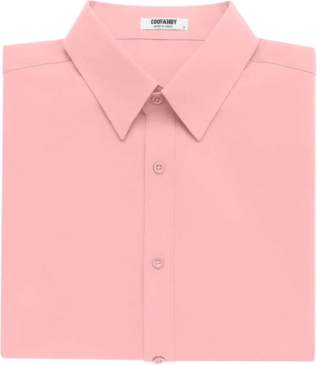 COOFANDY Men's Button Down Shirts Stain Shield Dress Shirts Short Sleeve Summer Business Casual Shirts