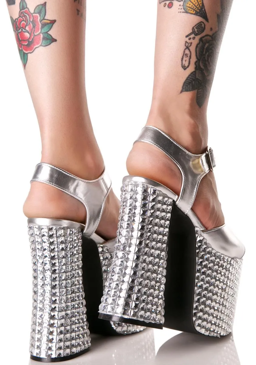 Death By Disco Platform Heels