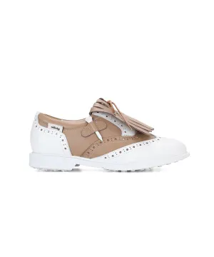 Giclee Tee-In Spikeless Golf Shoes - Beige