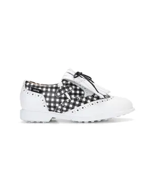 Giclee Tee-In Spikeless Golf Shoes - Black Check