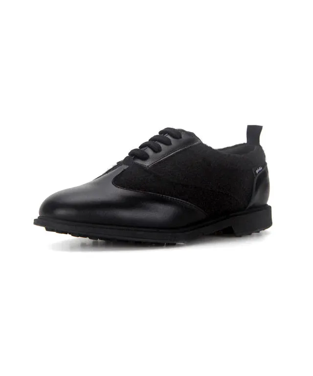 Giclee Warmer Spikeless Golf Shoes - Black