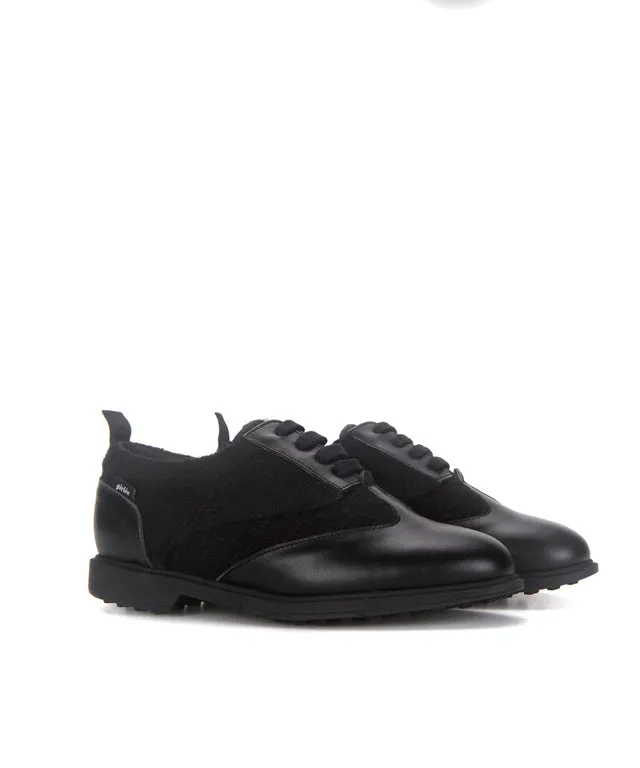 Giclee Warmer Spikeless Golf Shoes - Black