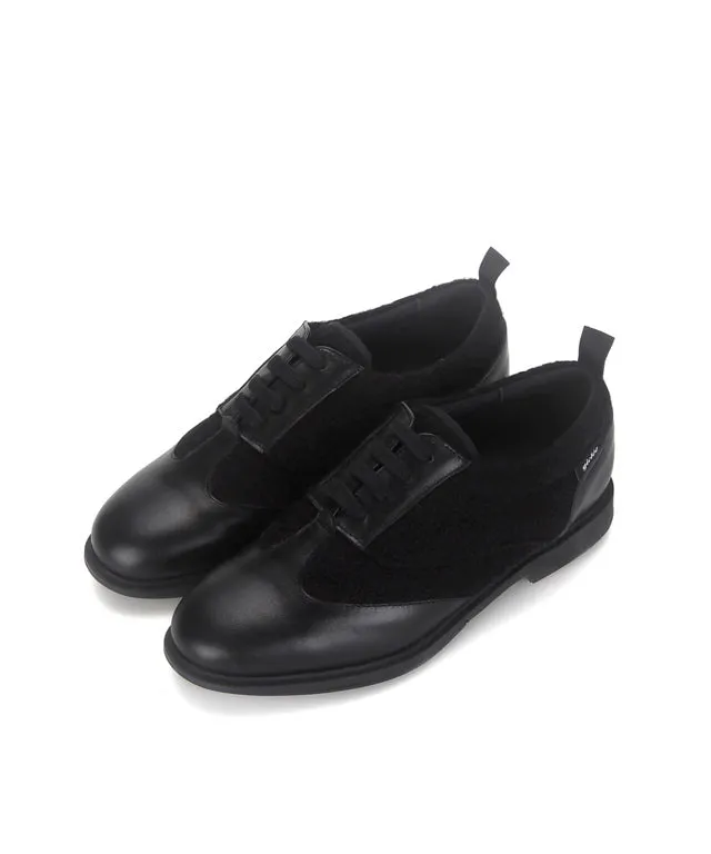Giclee Warmer Spikeless Golf Shoes - Black
