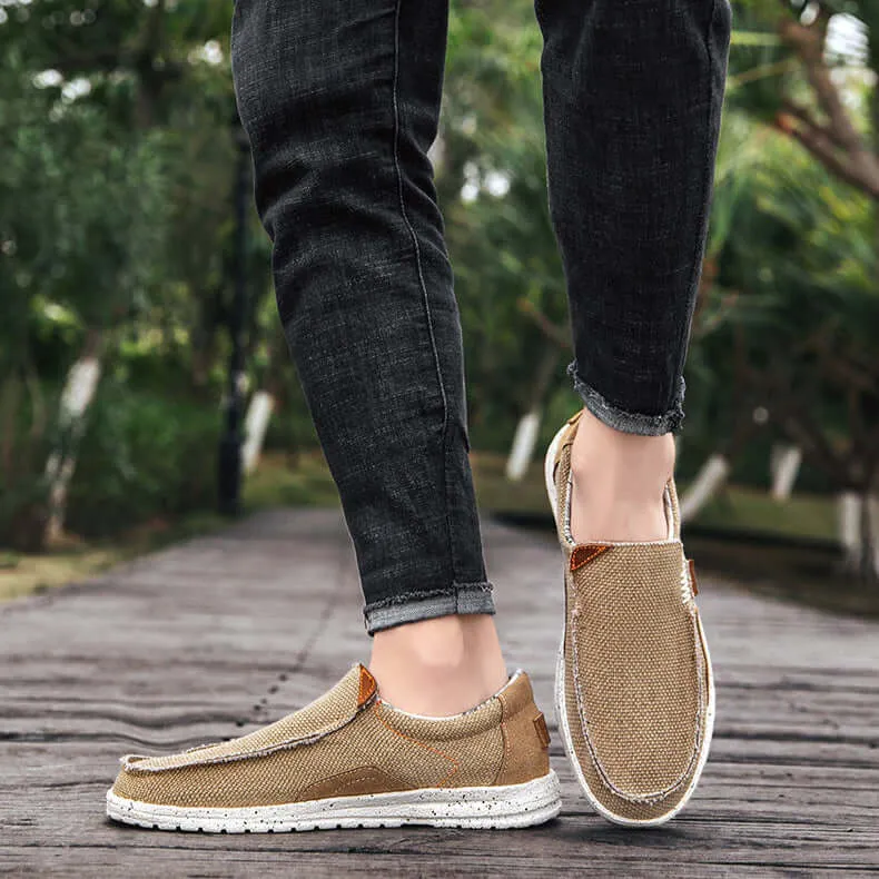 Men's Canvas Slip-On Casual Shoes
