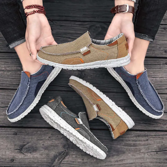 Men's Canvas Slip-On Casual Shoes