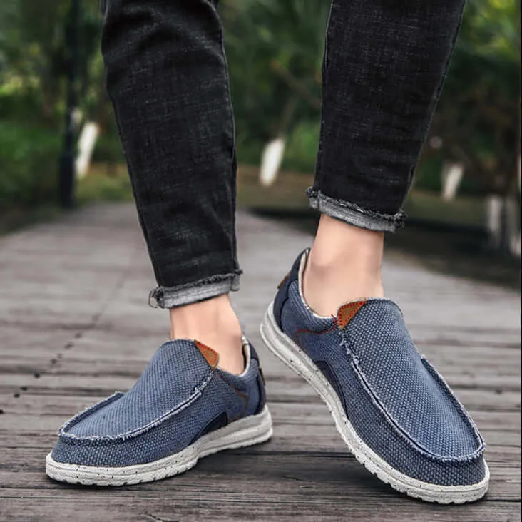 Men's Canvas Slip-On Casual Shoes
