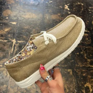 New Gypsy Jazz Holly 4 Slip On Canvas Sneaker - Dude Tan