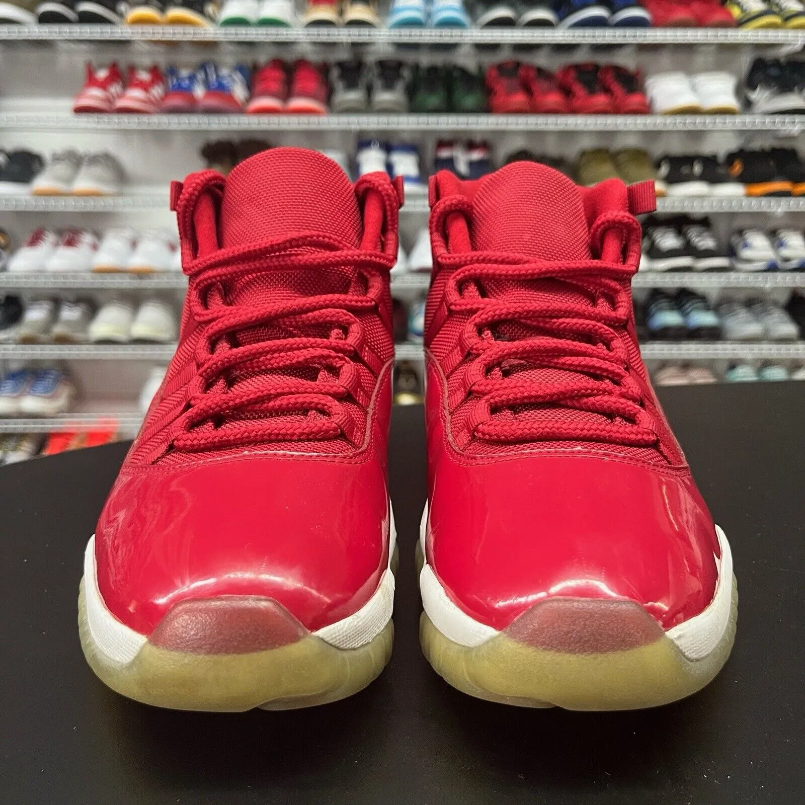 Nike Jordan 11 Retro Win Like 96 Red 378037-623 Men's Size 8.5