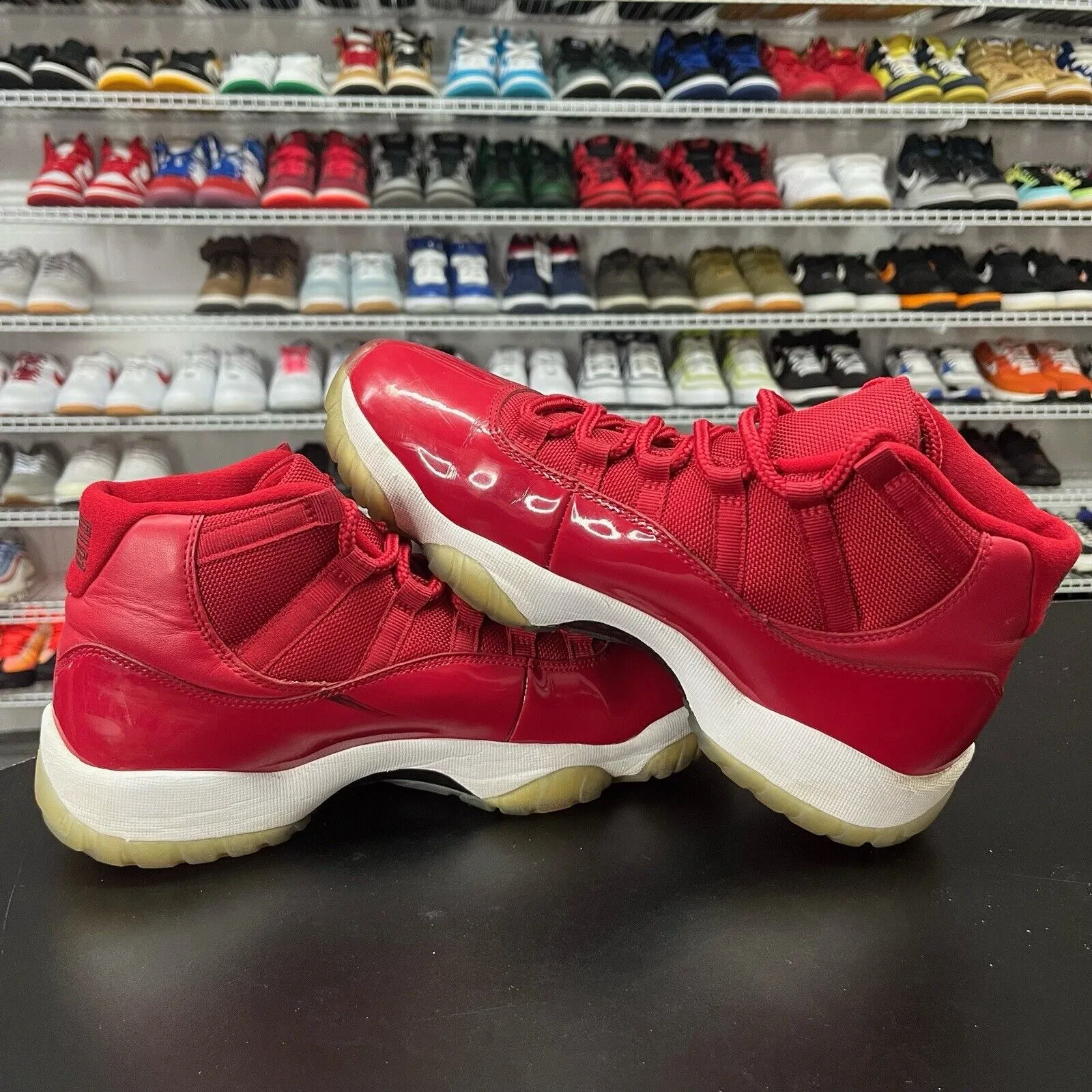 Nike Jordan 11 Retro Win Like 96 Red 378037-623 Men's Size 8.5