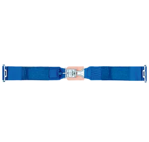 Simpson 5-Point Standard Latch & Link Lap Belt - Pull Down Adjust - 55" Bolt-In - Blue
