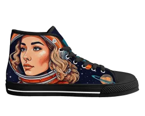 Space Pin-Up High Tops